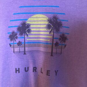 Hurley Men's Everyday Washed Fade Away Short Sleeve T-Shirt - Purple - Size L